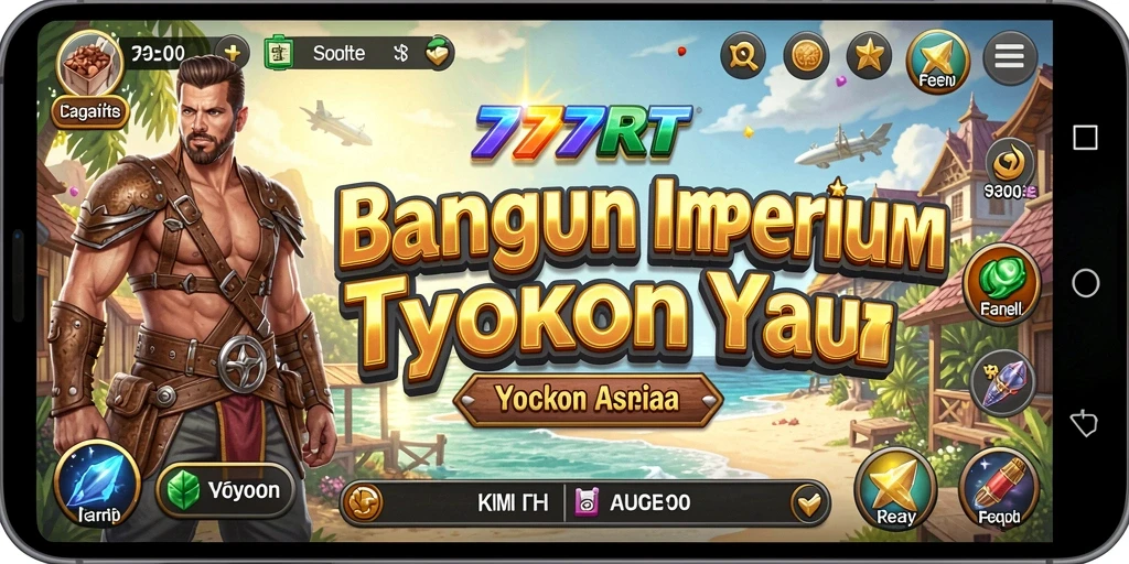 Screenshot gameplay 777RT menampilkan dinamisnya dunia Tycoon.