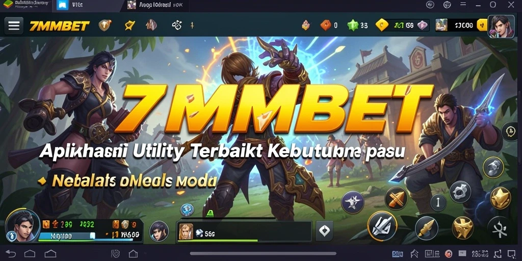 Tampilan aplikasi 7MMBET yang sederhana dan fungsional.