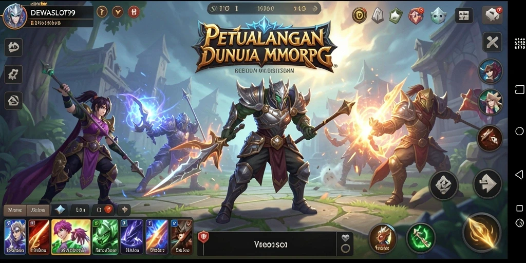 Tampilan gameplay DEWASLOT99 yang menawan dan mendebarkan.