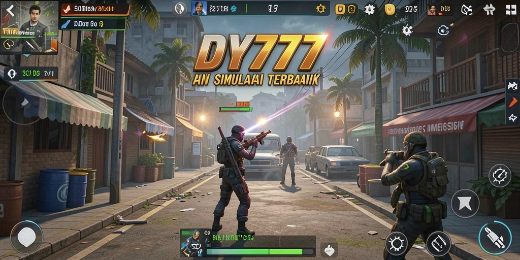 Tangkapan layar gameplay DY777 yang menunjukkan fitur simulasi yang menarik.