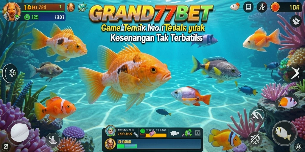 Screenshot dari gameplay Tembak Ikan yang menarik di GRAND77BET.