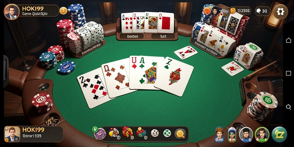 Tampilan screenshot gameplay QiuQiu HOKI99 yang menengangkan.