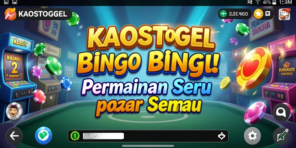 Tampilan gameplay Bingo yang seru dan interaktif di KAOSTOGEL.