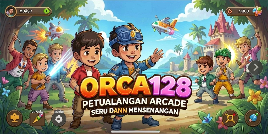 Tampilan gameplay ORCA128 yang mengasyikkan dalam dunia arcade.