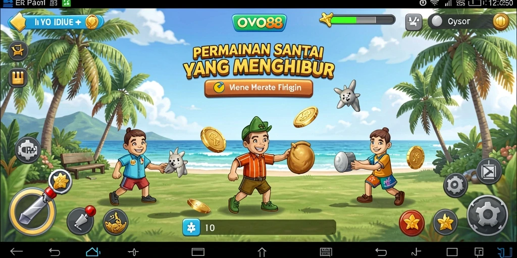 Tampilan gameplay OVO88 yang mengasyikkan dan berwarna-warni.