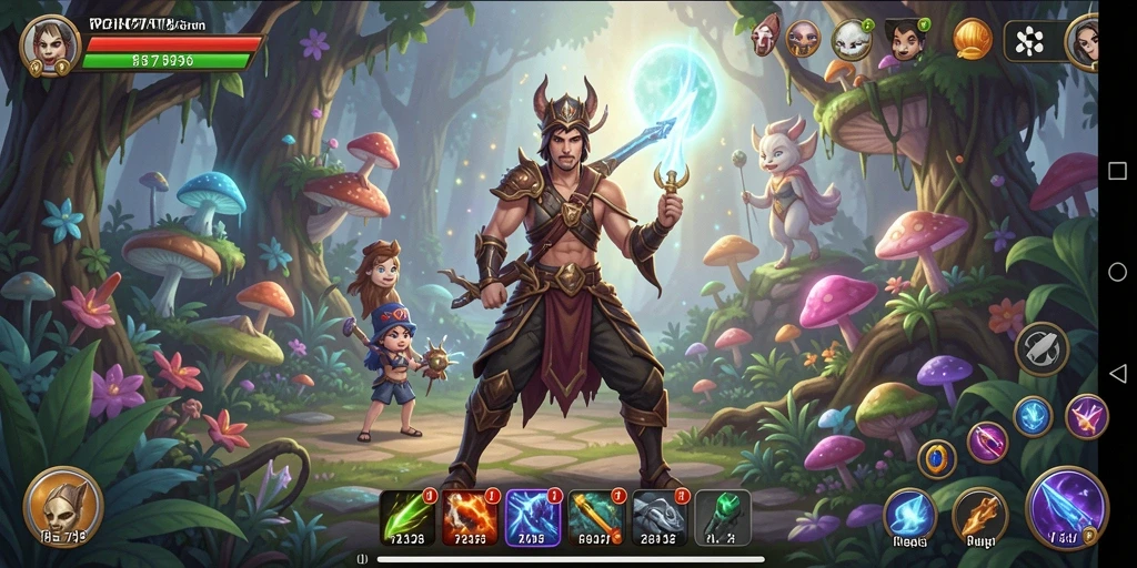 Tampilan gameplay PAHAM777 menunjukkan petualangan mendebarkan di dunia fantastis.