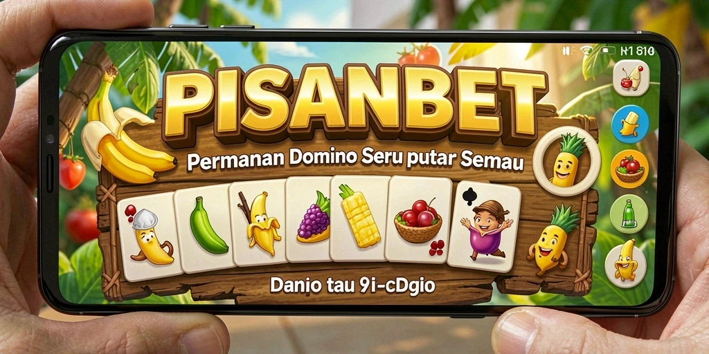 Tampilan gameplay seru PISANGBET dalam permainan Domino.