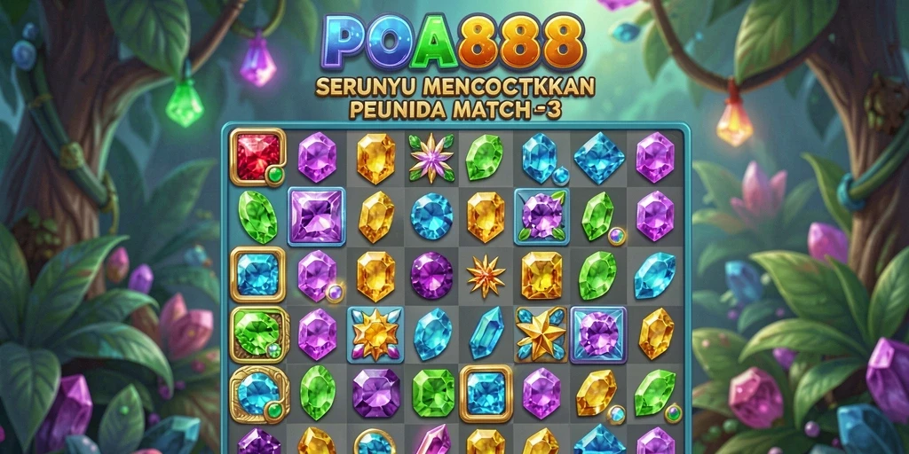 Tampilan gameplay POA88 yang penuh warna dan menantang.