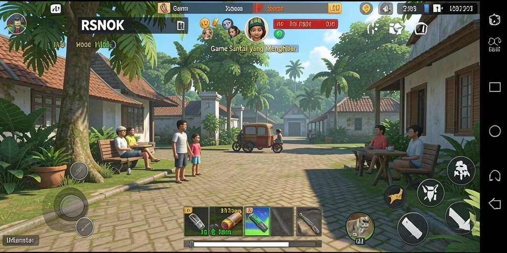 Tampilan gameplay menarik dari RSNOK saat dimainkan.