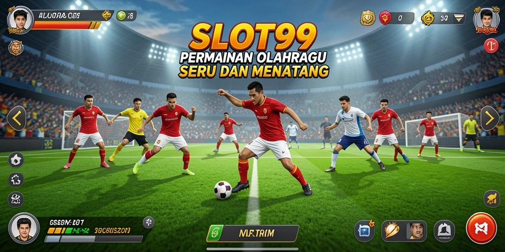 Tampilan gameplay <strong>SLOT99</strong> yang menarik dan kompetitif dalam olahraga.