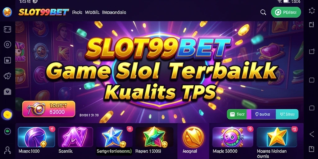 Screenshot menunjukkan gameplay seru dan grafis menakjubkan di SLOT99BET.