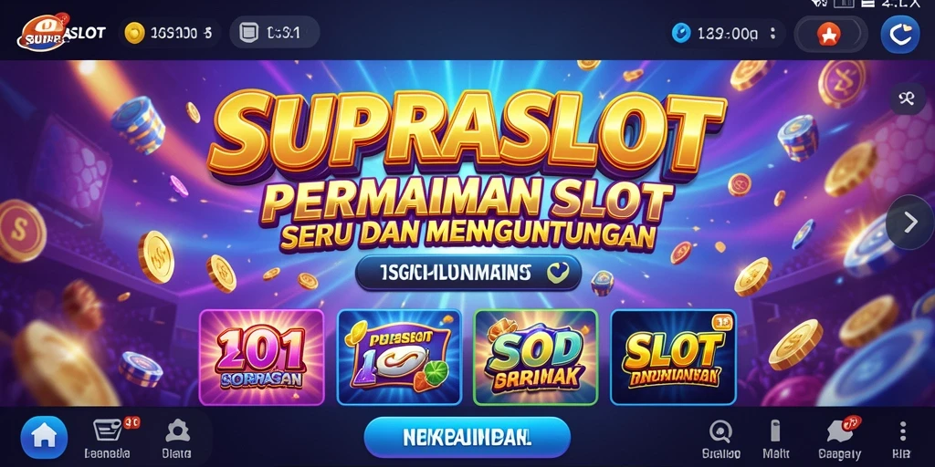 Tampilan gameplay Slot SUPRASLOT dengan grafis yang menarik.
