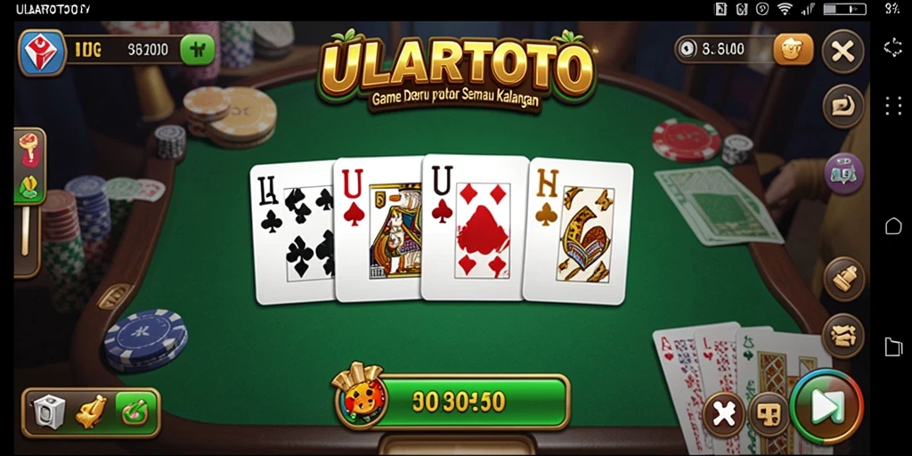 Tampilan gameplay ULARTOTO yang menarik dan interaktif.