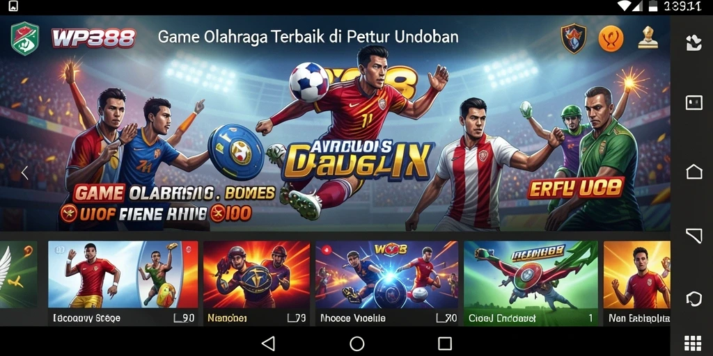 Tampilan gameplay WP888 yang seru dan menegangkan dalam olahraga.
